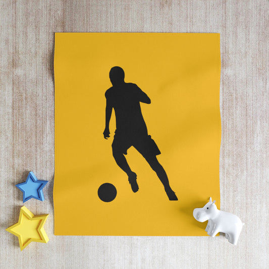 Throw Blanket: Soccer Yellow