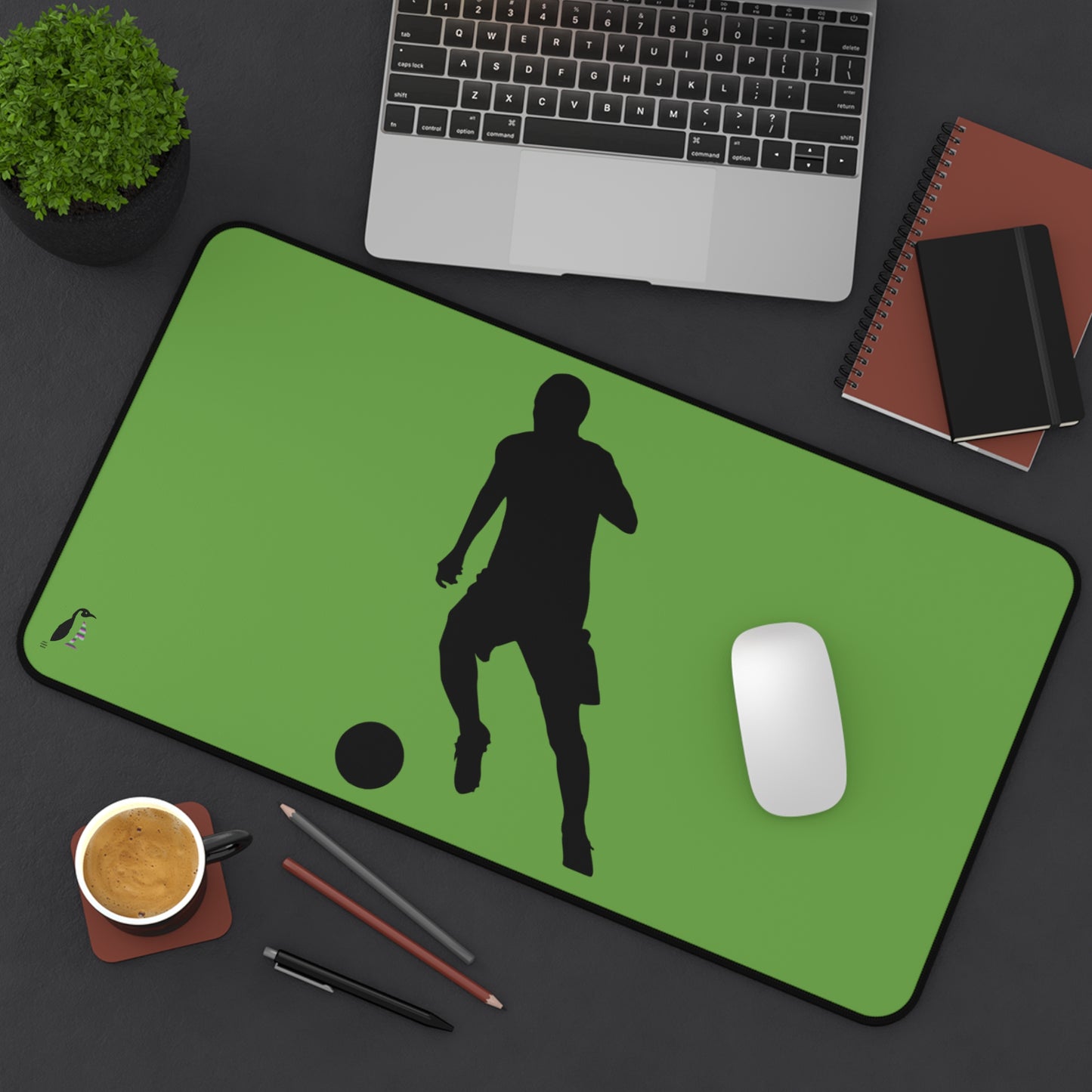 Desk Mat: Soccer Green