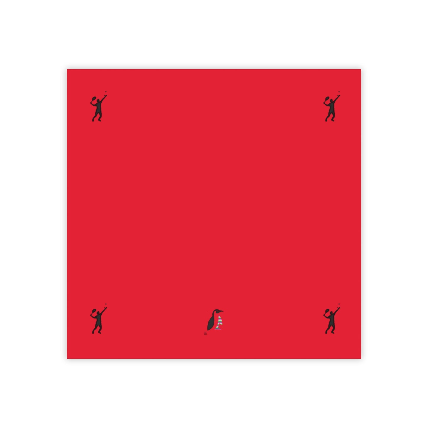 Post-it® Note Pads: Tennis Dark Red