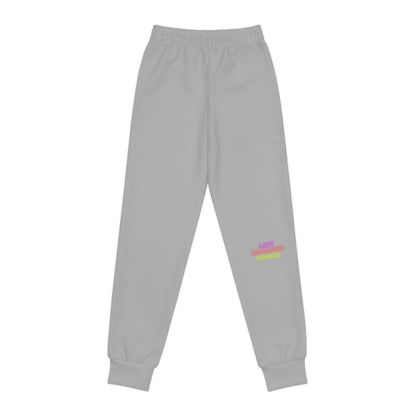 Youth Joggers: Crazy Penguin World Logo Lite Grey