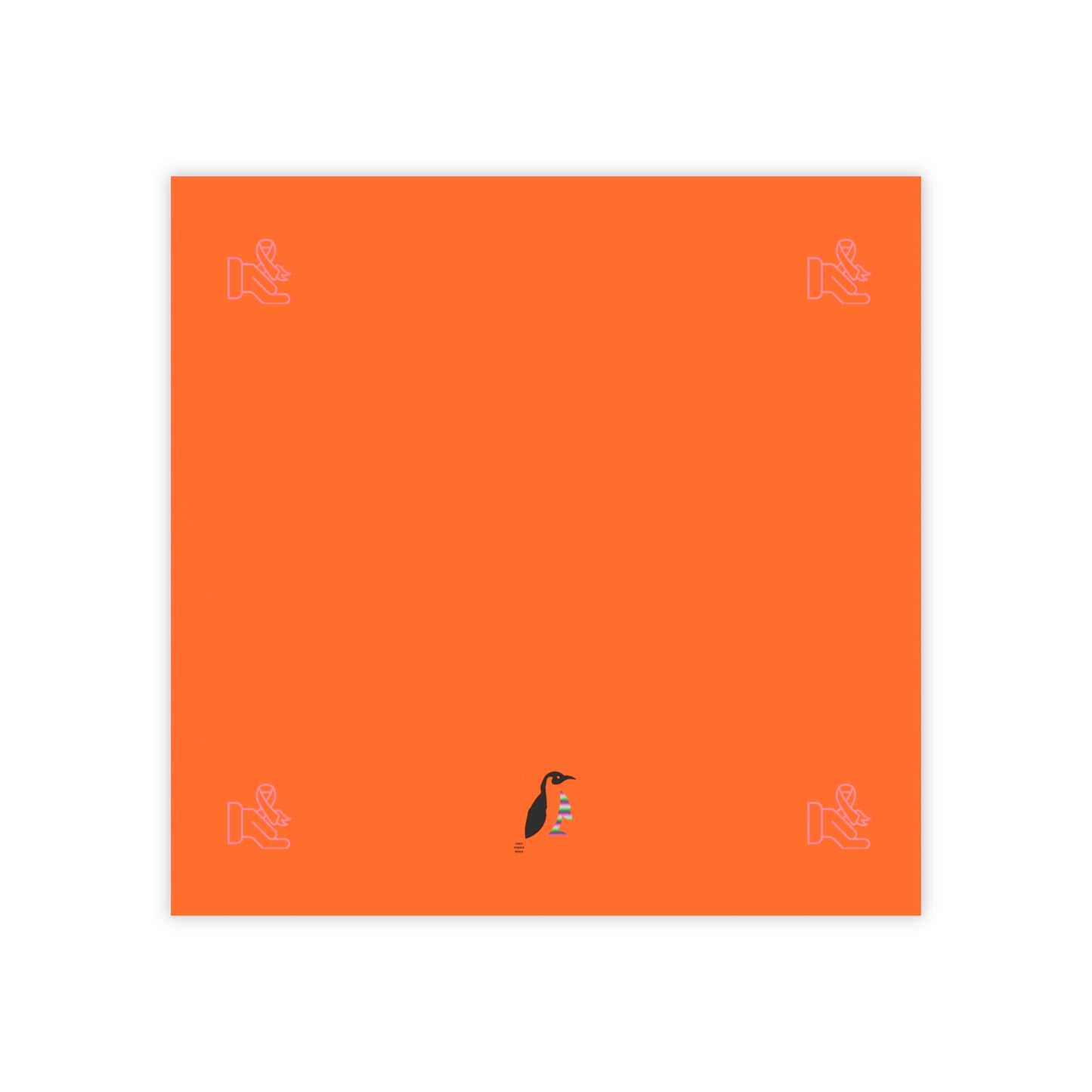 Post-it® Note Pads: Fight Cancer Orange