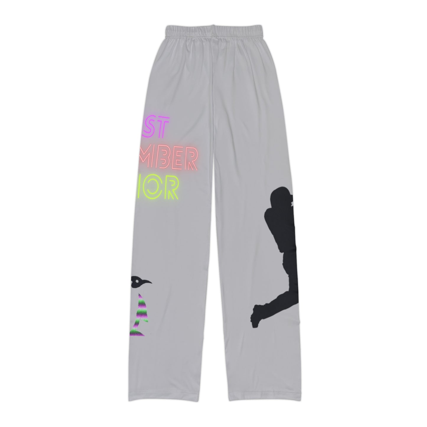 Kids Pajama Pants: Baseball Lite Grey