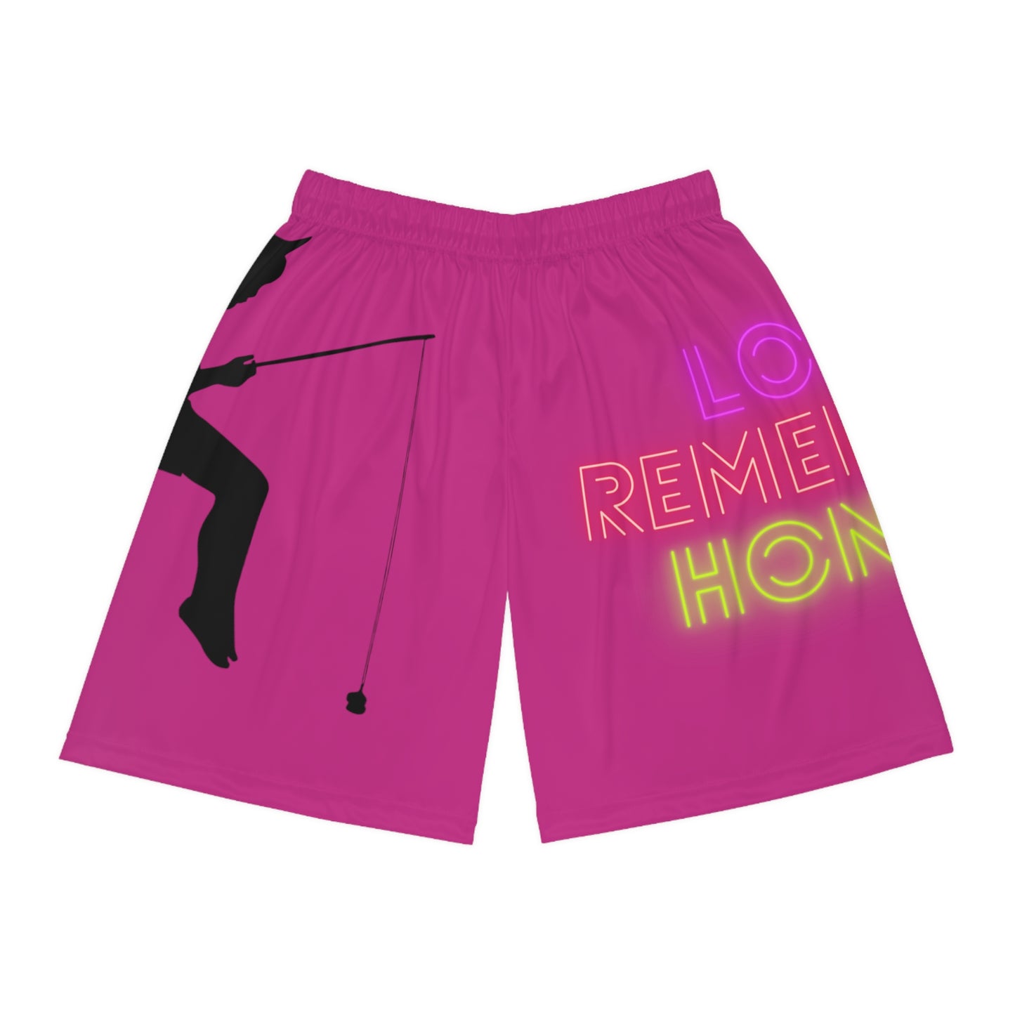 Basketball Shorts: Fishing Pink