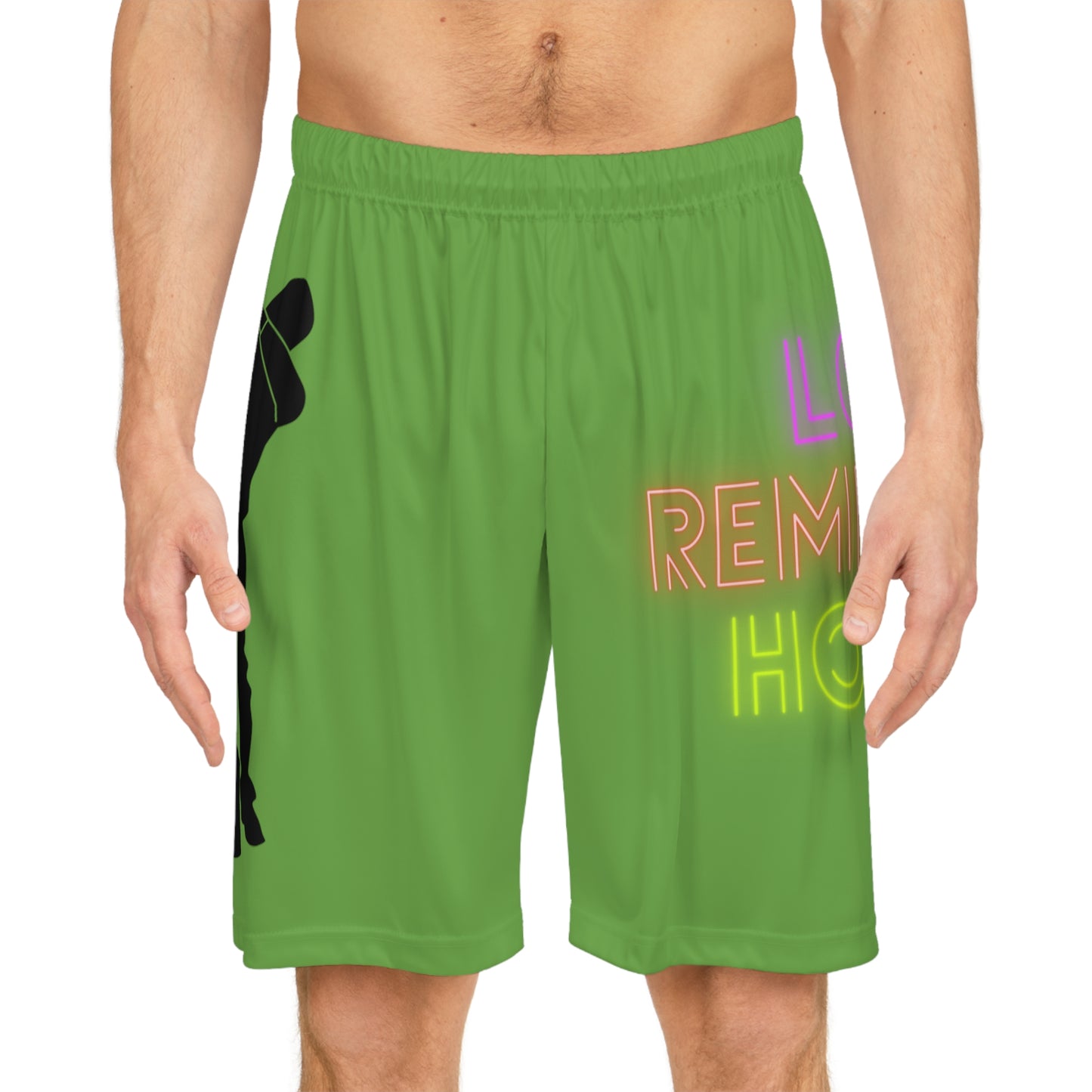 Basketball Shorts: Dance Green