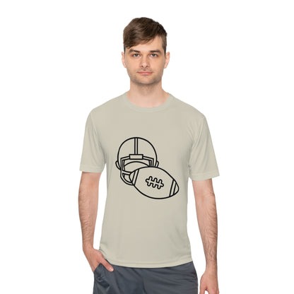 Moisture Wicking Tee: Football #1