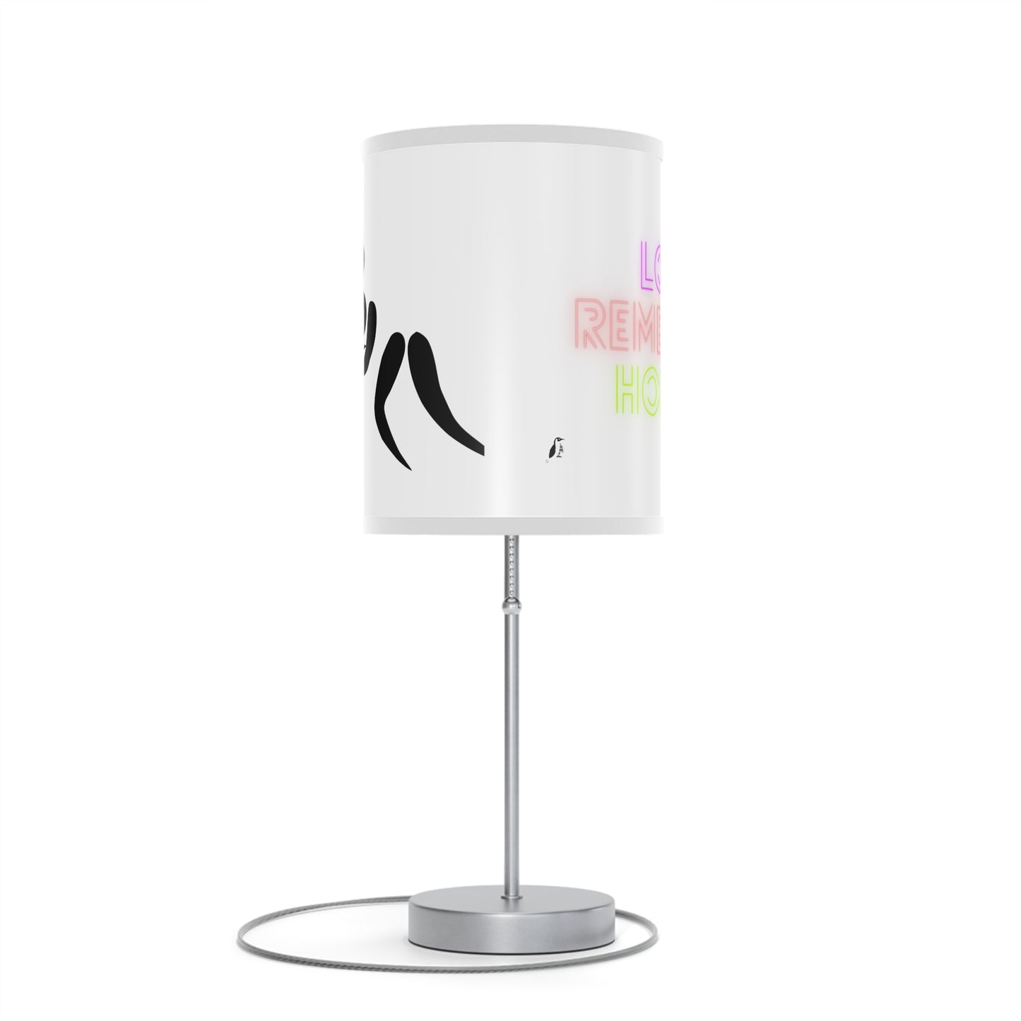 Lamp on a Stand, US|CA plug: Wrestling White