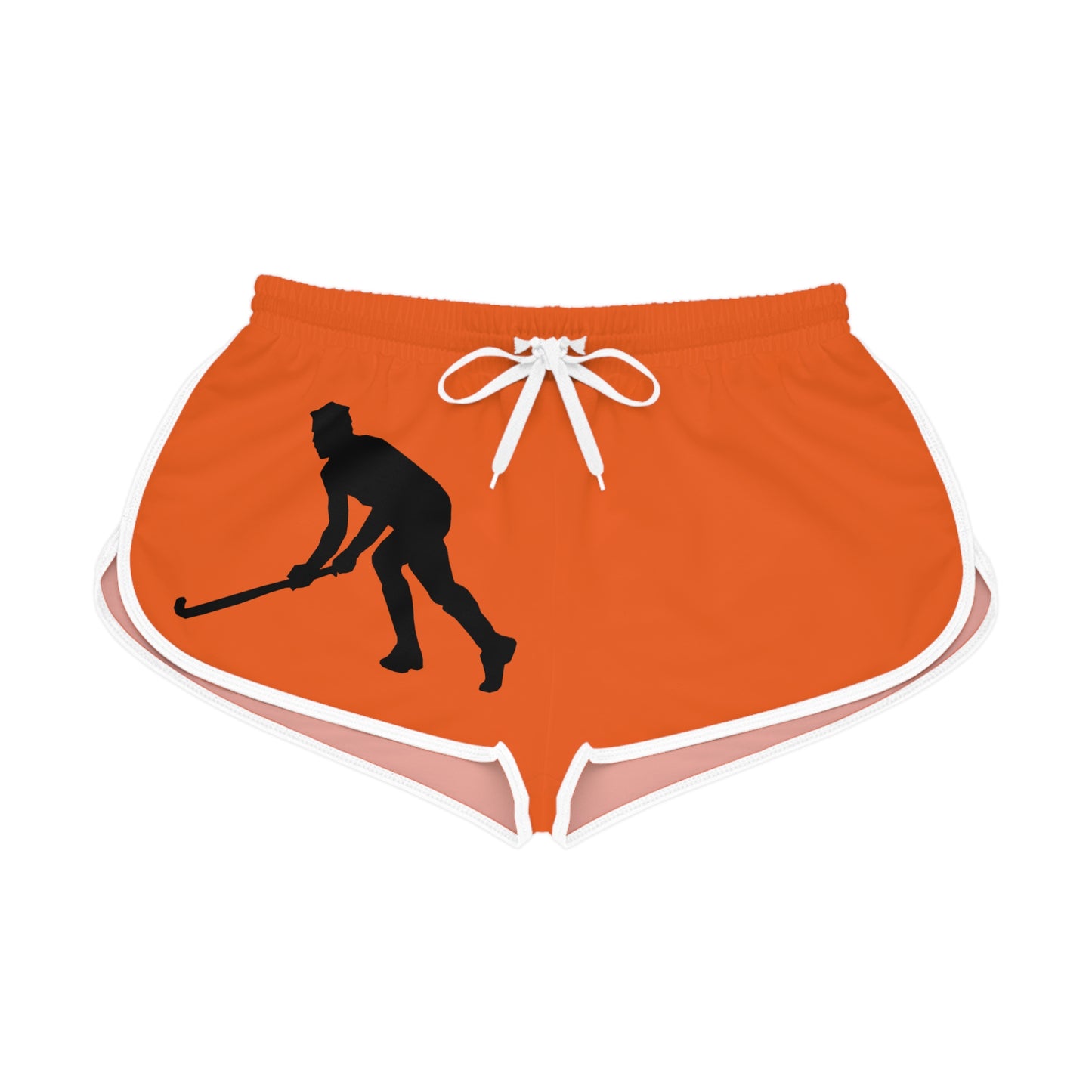 Women's Relaxed Shorts: Hockey Orange