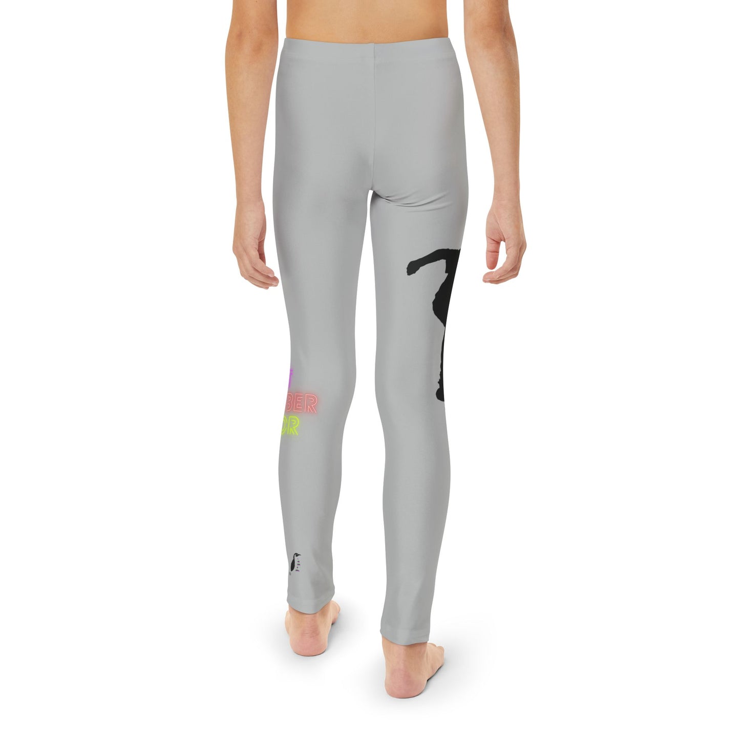 Youth Full-Length Leggings: Skateboarding Lite Grey