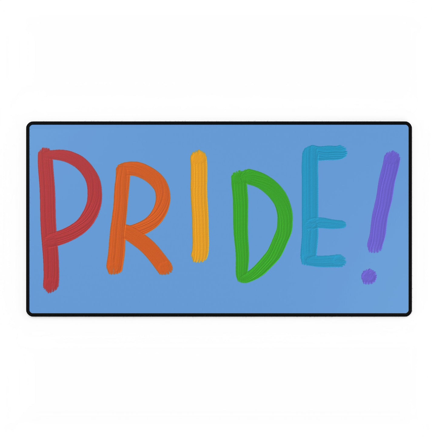 Desk Mats: LGBTQ Pride Lite Blue