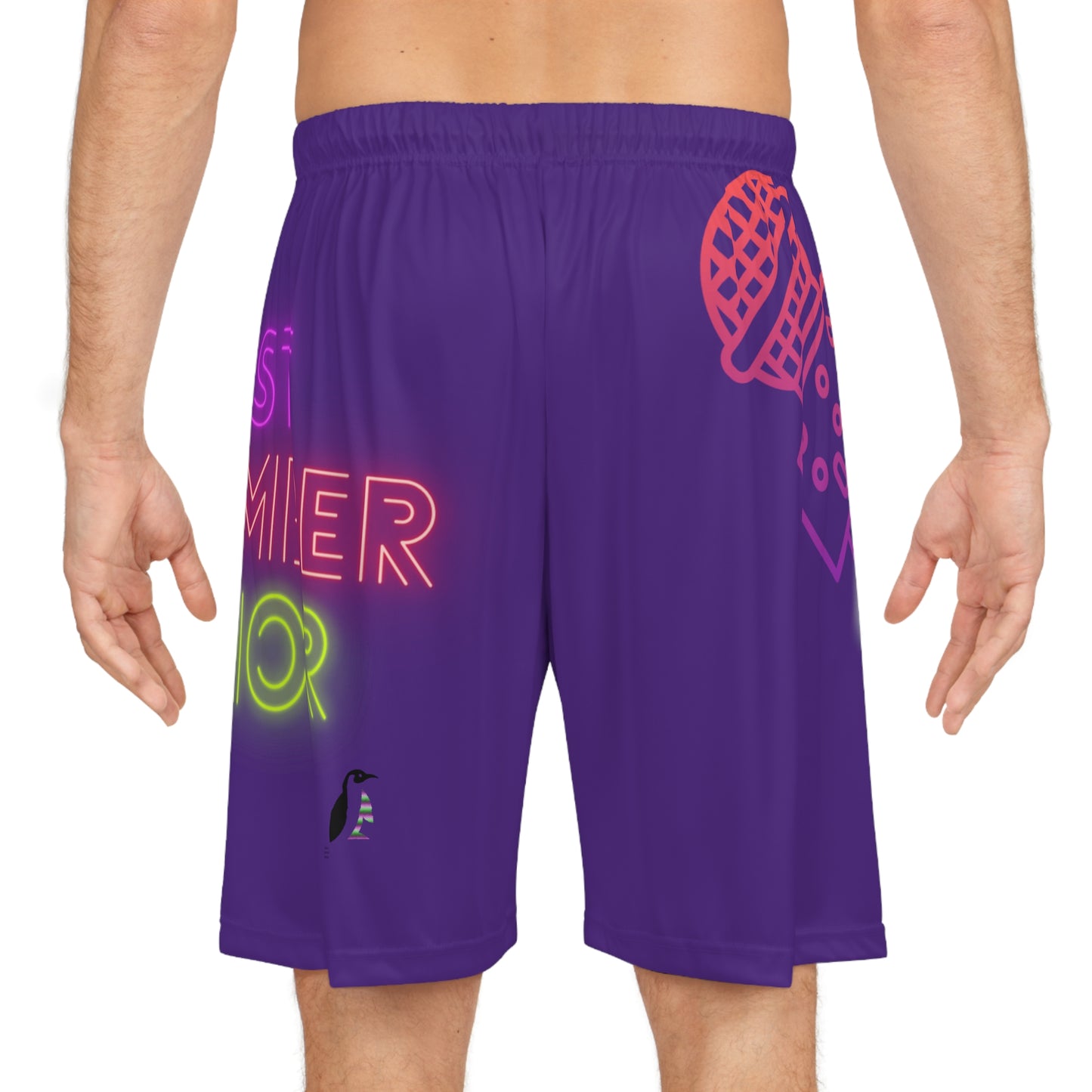 Basketball Shorts: Music Purple