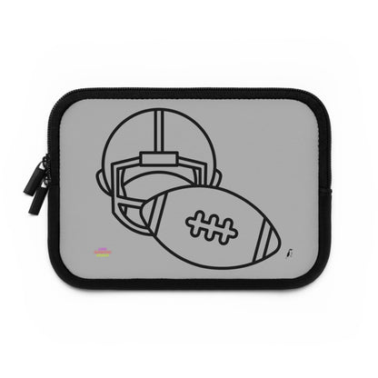 Laptop Sleeve: Football Lite Grey