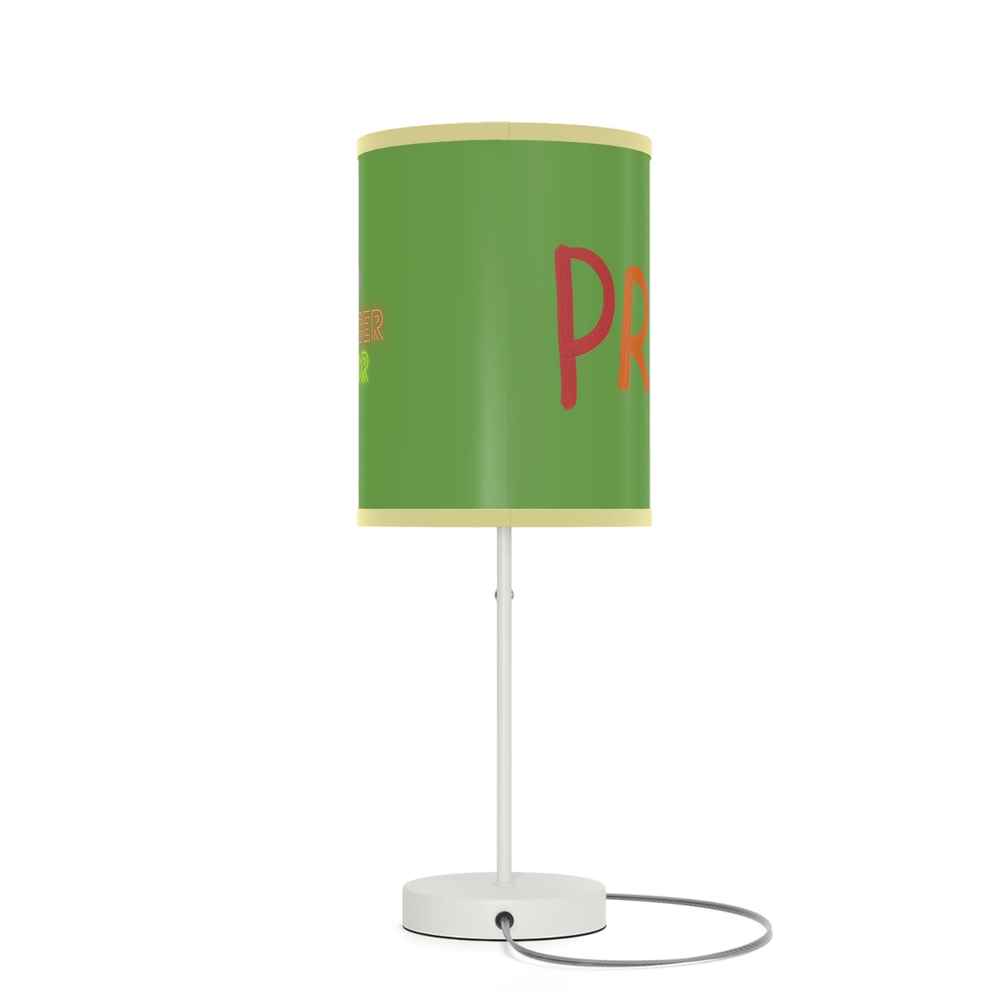 Lamp on a Stand, US|CA plug: LGBTQ Pride Green