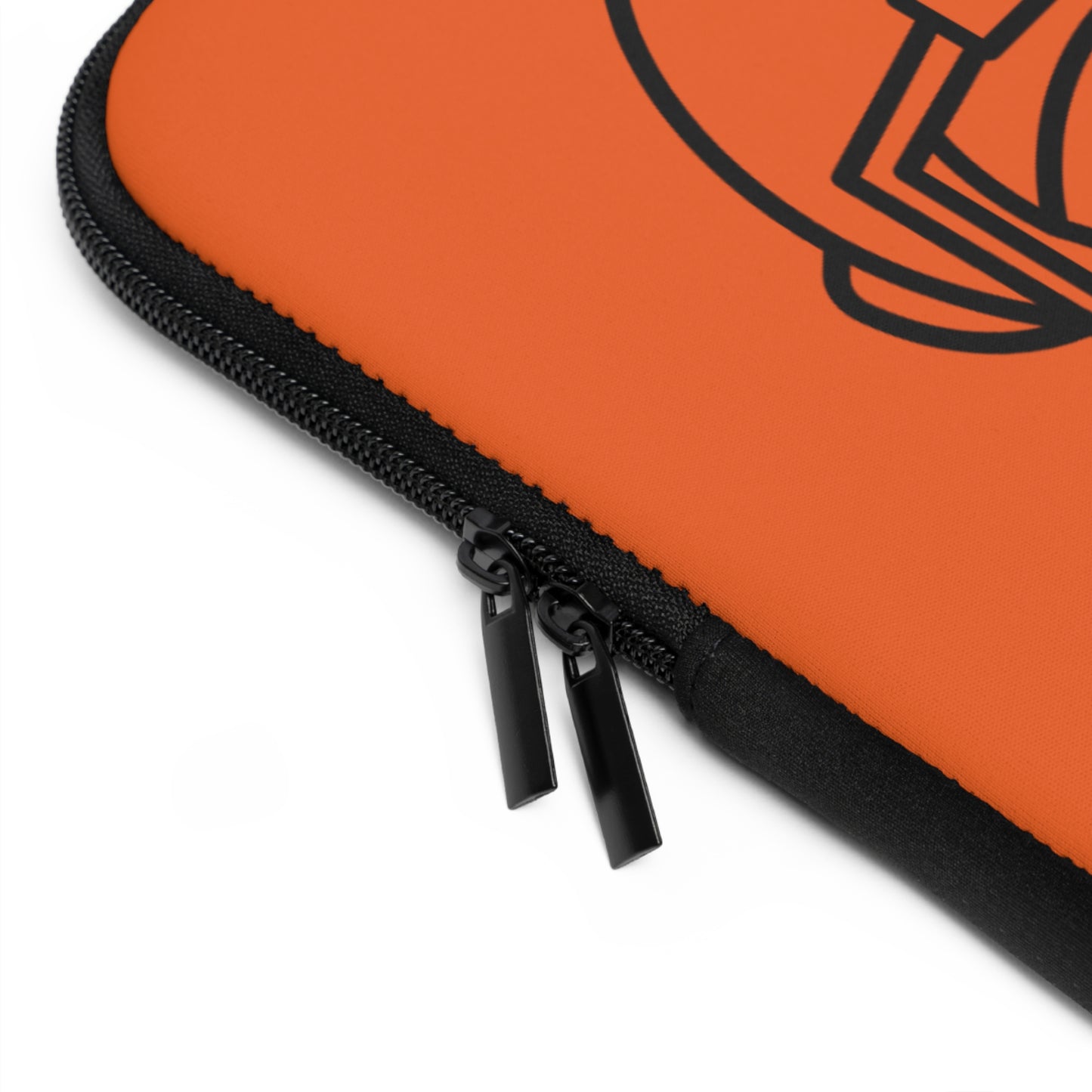 Laptop Sleeve: Football Orange