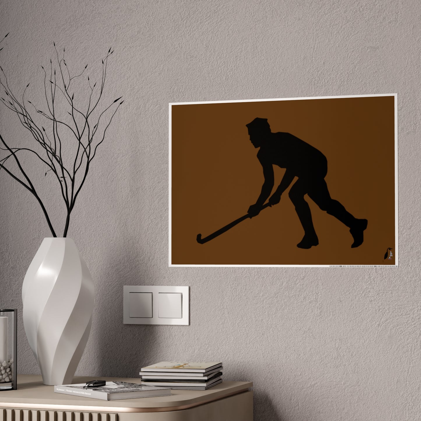 Gloss Posters: Hockey Brown