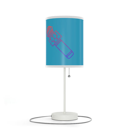 Lamp on a Stand, US|CA plug: Music Turquoise