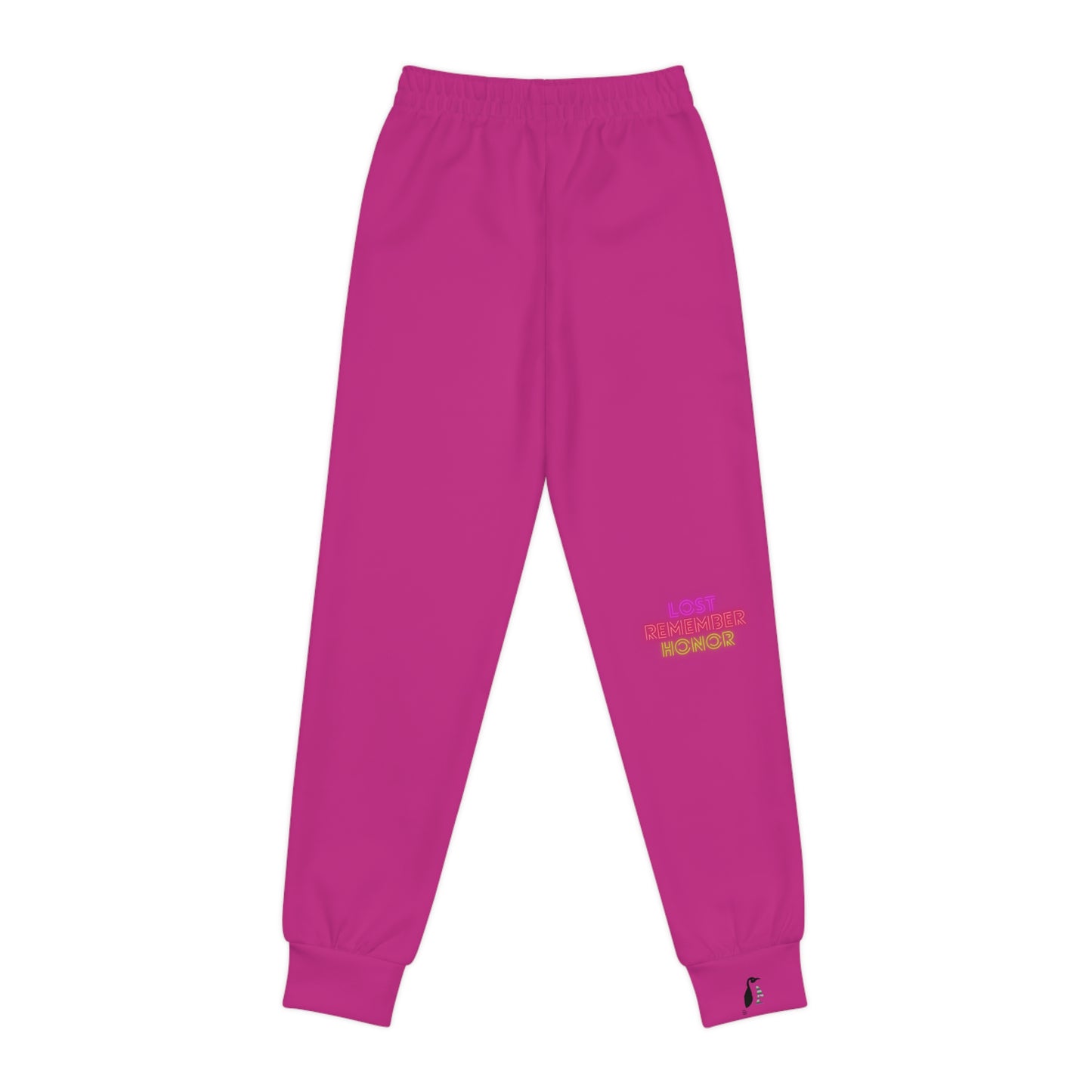 Youth Joggers: Wrestling Pink