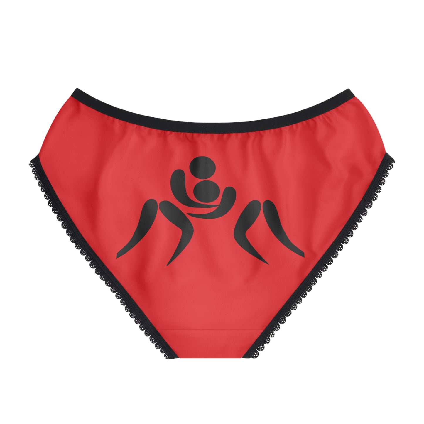 Women's Briefs: Wrestling Red