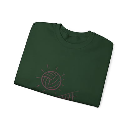 Heavy Blend™ Crewneck Sweatshirt: Volleyball #1 