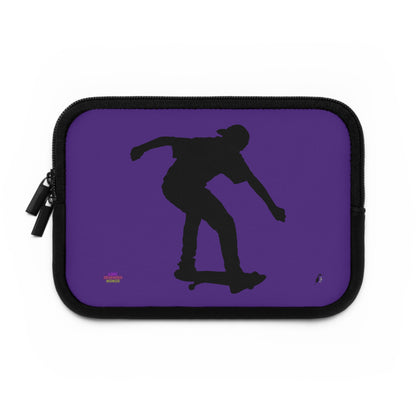 Laptop Sleeve: Skateboarding Purple