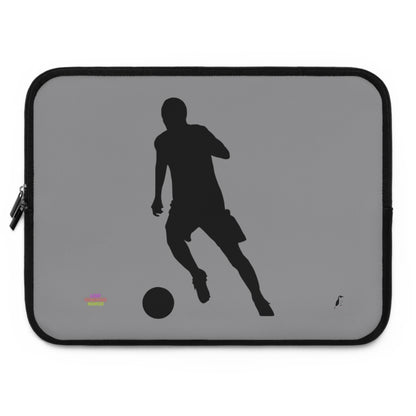 Laptop Sleeve: Soccer Grey