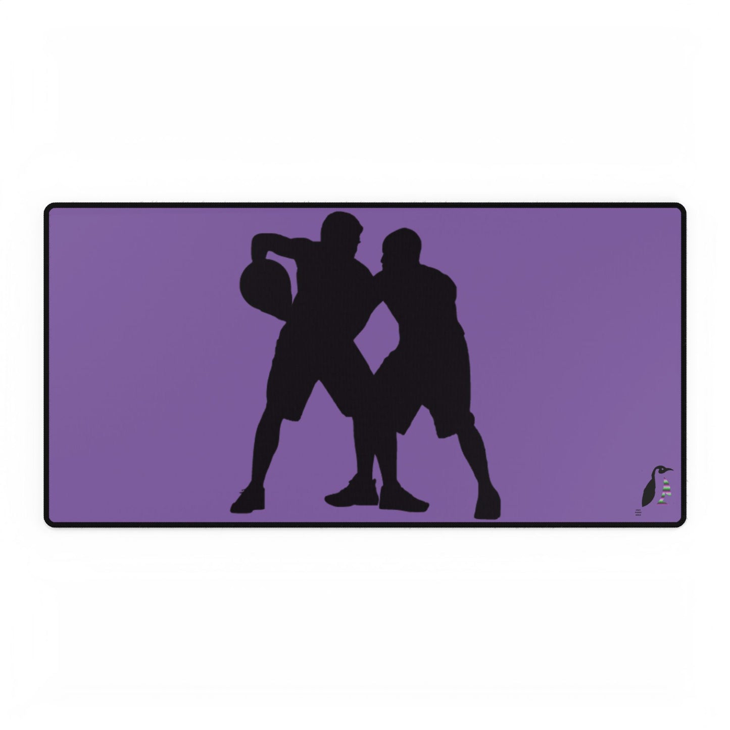 Desk Mats: Basketball Lite Purple