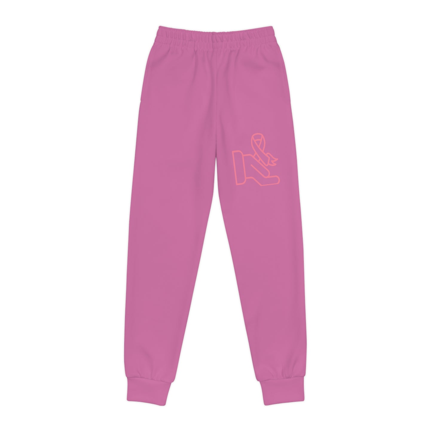 Youth Joggers: Fight Cancer Lite Pink