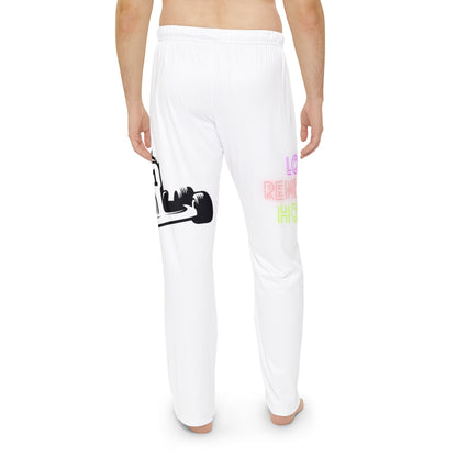 Men's Pajama Pants: Racing White