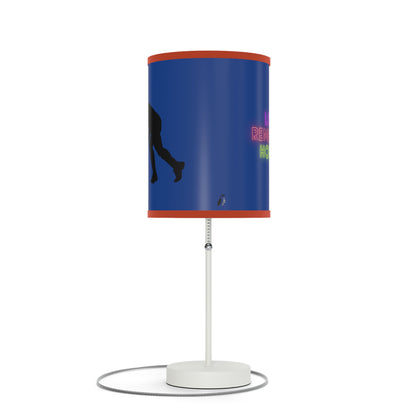 Lamp on a Stand, US|CA plug: Hockey Dark Blue