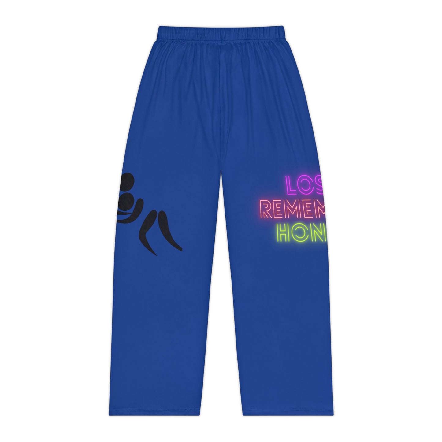 Women's Pajama Pants: Wrestling Dark Blue