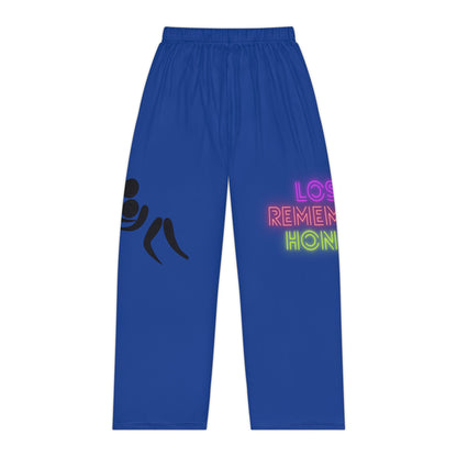 Pambabaeng Pajama Pants: Wrestling Dark Blue 