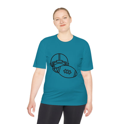 Moisture Wicking Tee: Football #2