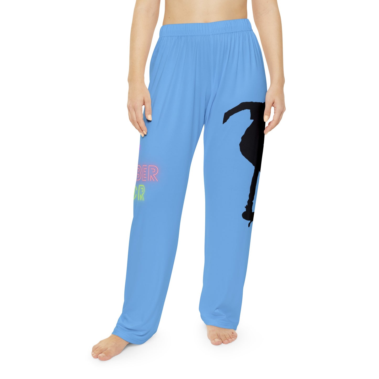 Women's Pajama Pants: Skateboarding Lite Blue