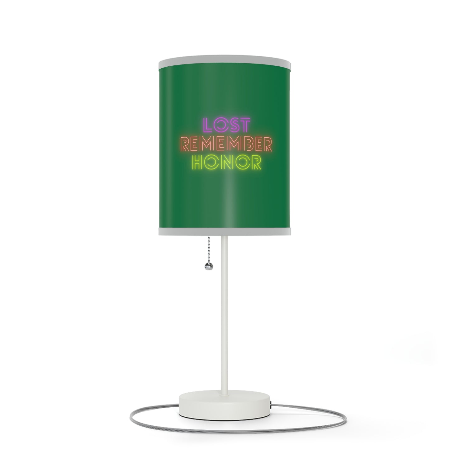 Lamp on a Stand, US|CA plug: Basketball Dark Green