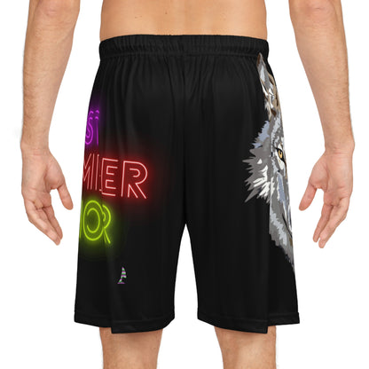 Basketball Shorts: Wolves Black