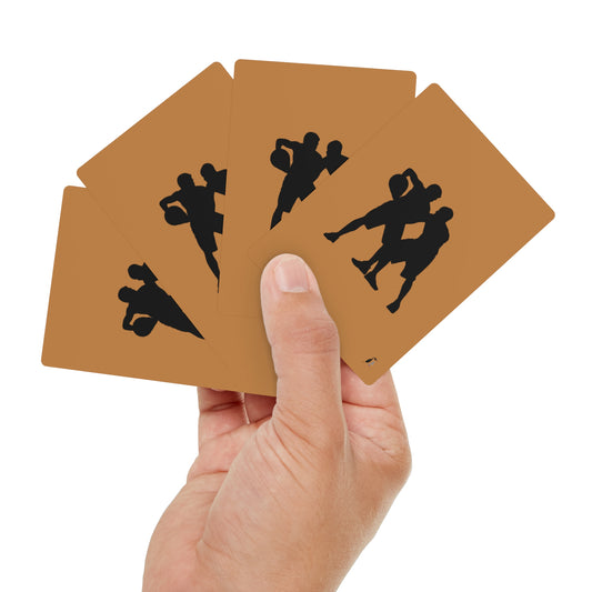 Poker Cards: Basketball Lite Brown