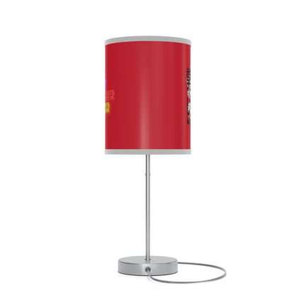 Lamp on a Stand, US|CA plug: Dragons Dark Red