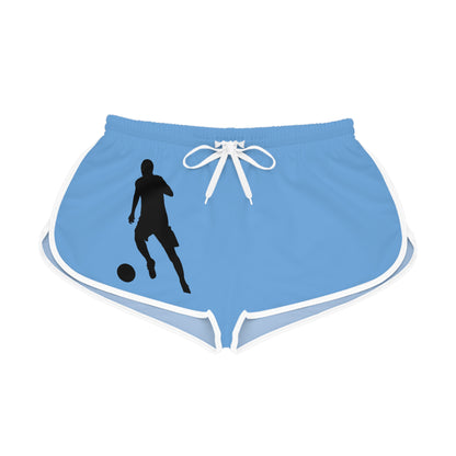 Women's Relaxed Shorts: Soccer Lite Blue