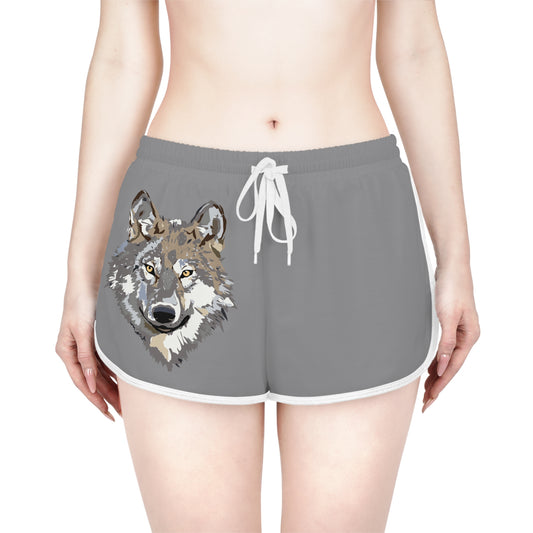 Women's Relaxed Shorts: Wolves Grey