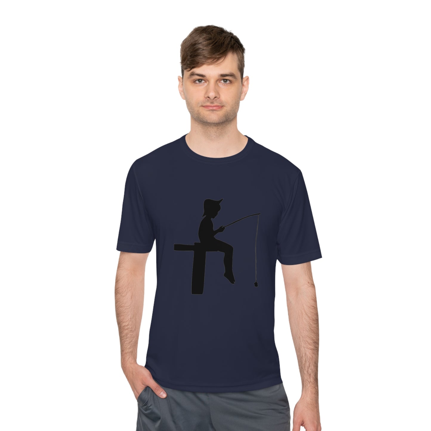 Moisture Wicking Tee: Fishing #3