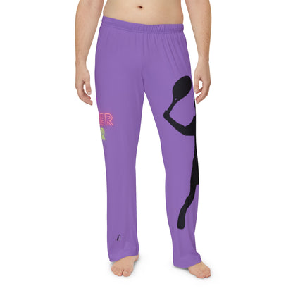 Men's Pajama Pants: Tennis Lite Purple