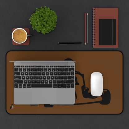 Desk Mat: Racing Brown