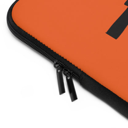 Laptop Sleeve: Fishing Orange