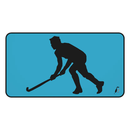 Desk Mat: Hockey Turquoise