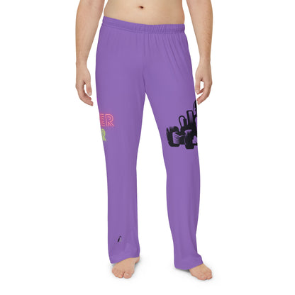 Men's Pajama Pants: Racing Lite Purple