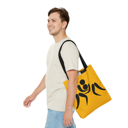 Tote Bag: Wrestling Yellow