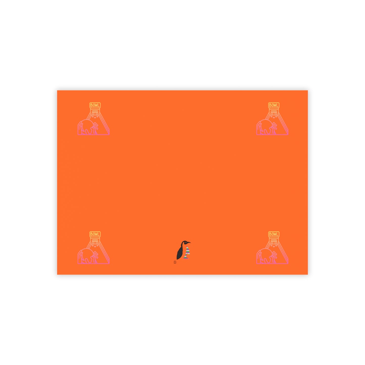 Post-it® Note Pads: Bowling Orange