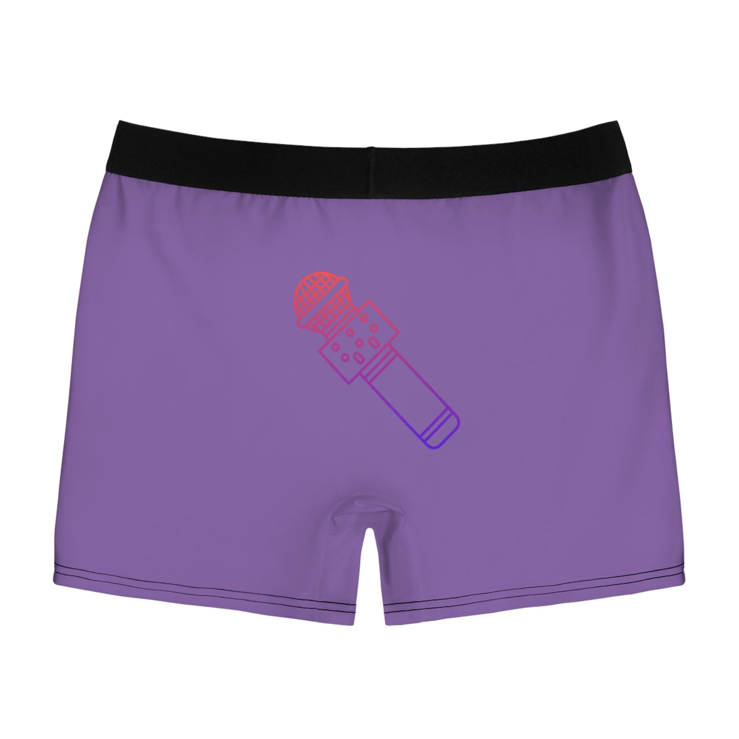 Men's Boxer Briefs: Music Lite Purple