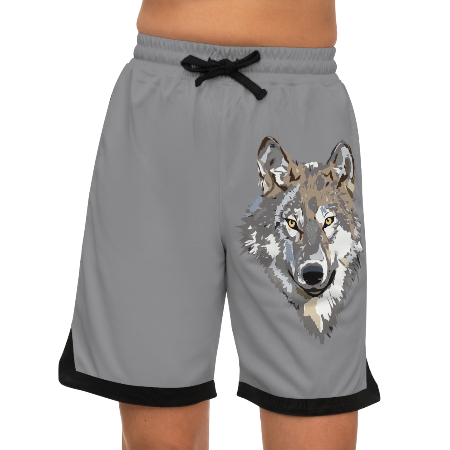 Basketball Rib Shorts: Wolves Grey