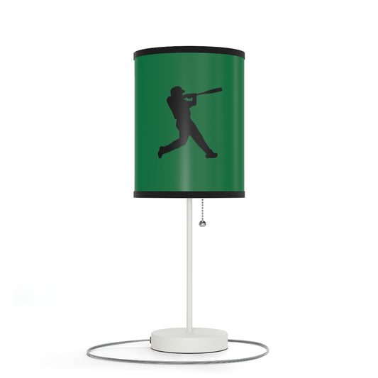 Lamp on a Stand, US|CA plug: Baseball Dark Green
