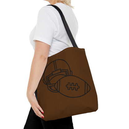 Tote Bag: Football Brown